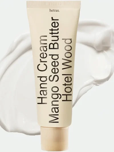 Hetras Perfumed Mango Seed Butter Hand Cream (Hotel Wood) 50ml