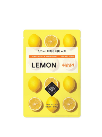 Etude House 0.2 Therapy Air Mask Lemon (Moisturizing & Brightening) 1pc