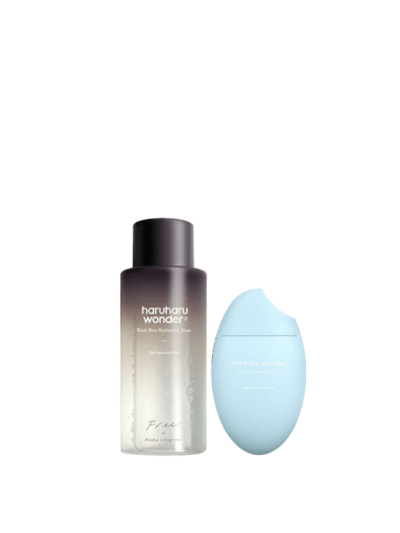 Haruharu Wonder Black Rice Hyaluronic Toner + Essence Set
