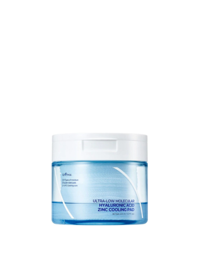 Isntree Ultra-low Molecular Hyaluronic Acid Zinc Cooling Pad 150ml (60ea)