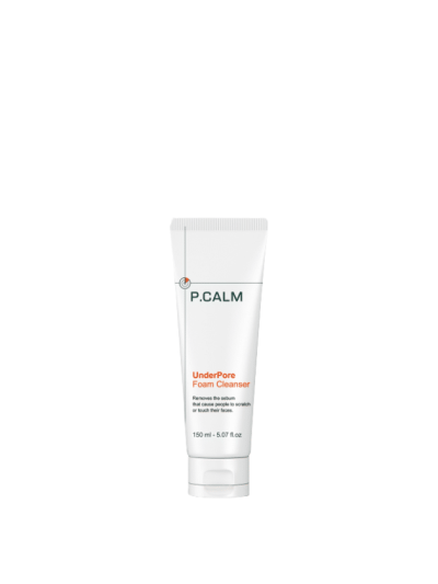 P.calm Under Pore Foam Cleanser with AHA and BHA.
