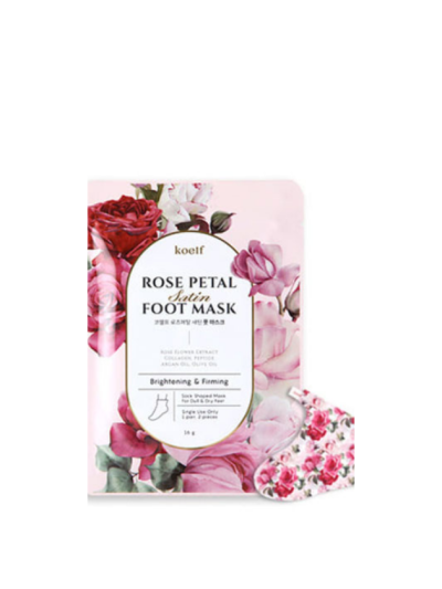 Petitfee Rose Petal Satin Foot Mask 1 pair