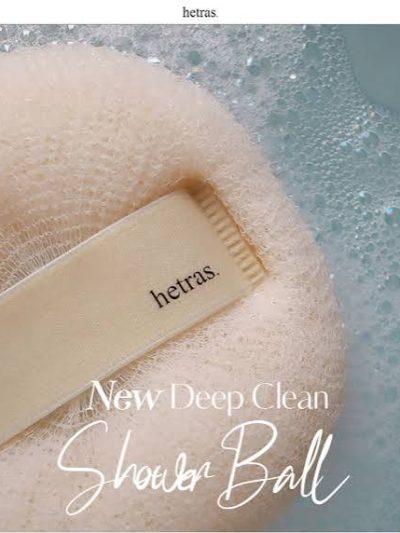 Hetras New Deep Clean Shower Ball 4ea