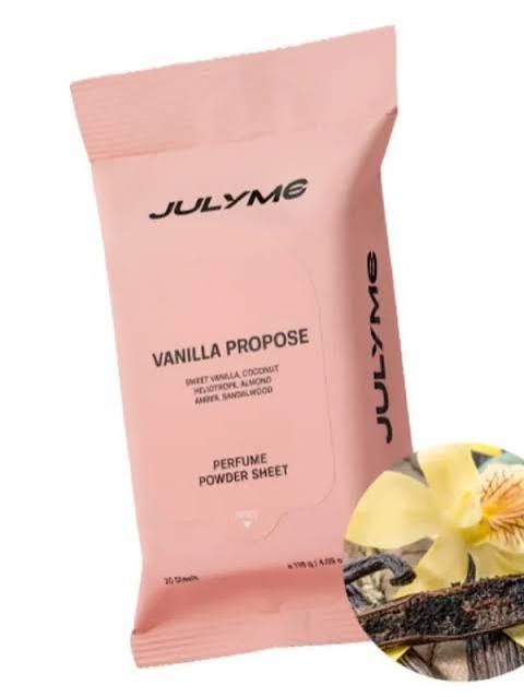JULYME Perfume Powder Sheet Vanilla Propose 20 Sheets