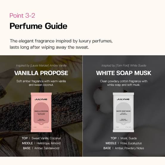 JULYME Perfume Powder Sheet Vanilla Propose 20 Sheets - Image 5