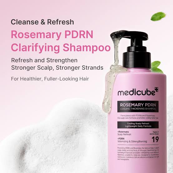 Medicube Rosemary Pdrn Cooling Thickening Shampoo 400ml - Image 5