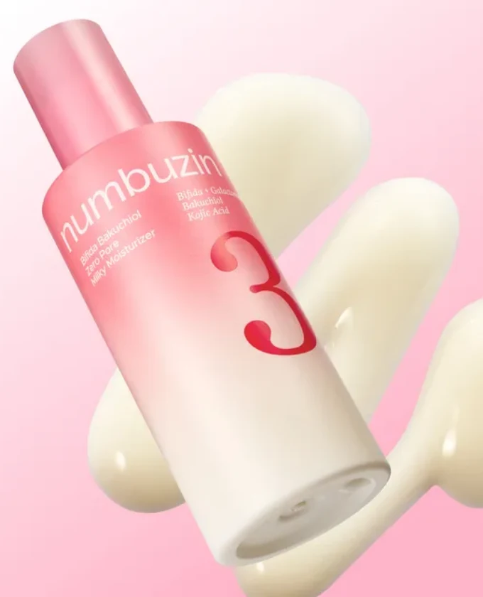 Numbuzin No.3 Bifida Bakuchiol Zero Pore Milky Moisturizer 150ml - Image 2