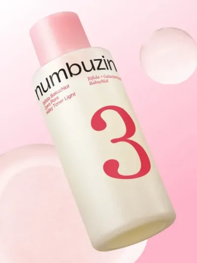 Numbuzin No.3 Bifida Bakuchiol Zero Pore Milky Toner Light 200ml